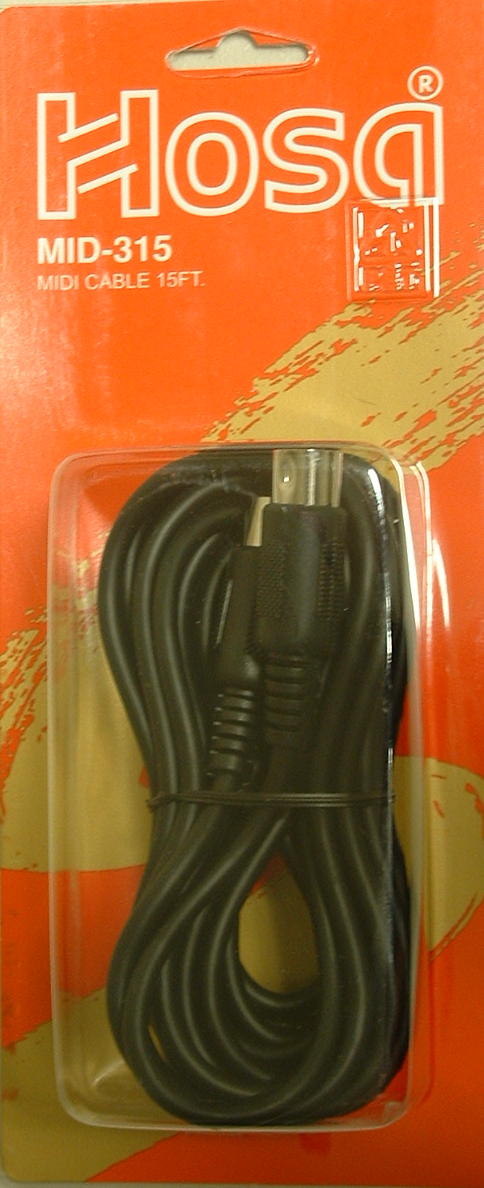 5 pack MIDI 15' cables 5 pack MIDI 15' cables